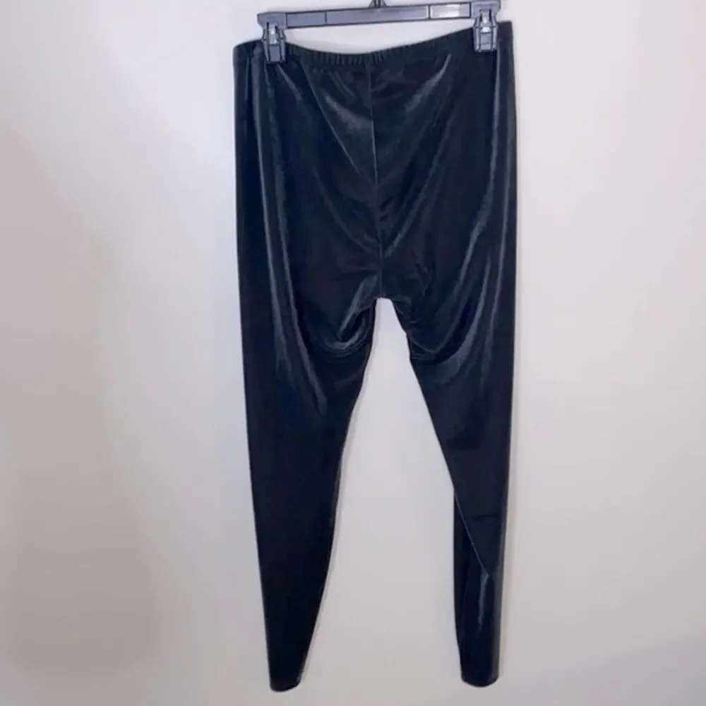 NWT Eileen Fisher velvet graphite ankle leggings, XXS